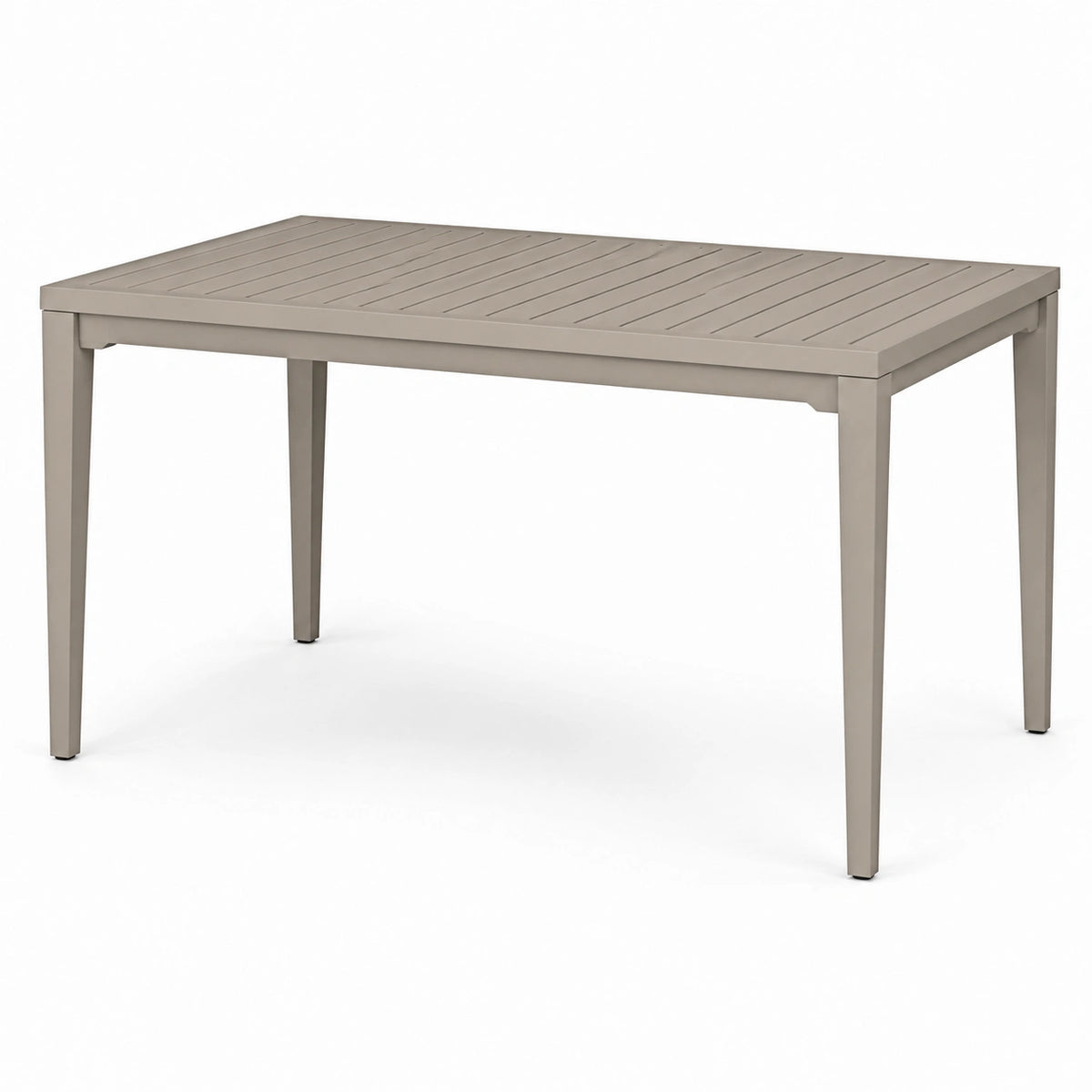Aluminium-Gartentisch in Taupe, 180 × 90 × 75 cm, wetterfest